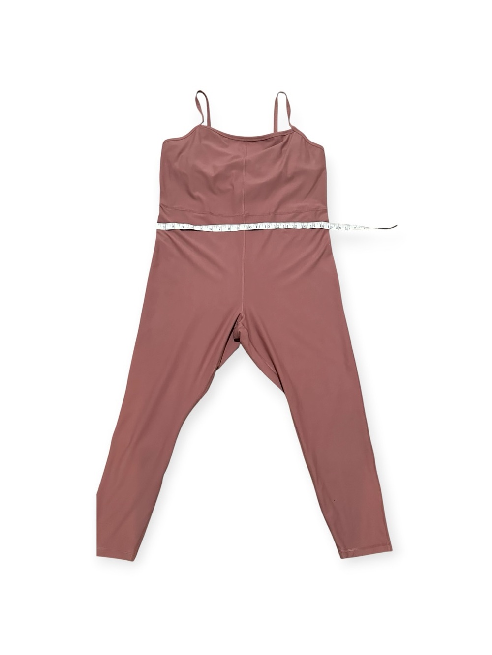 Old Navy Dusty Brown Tank Jumpsuit with Slim Straps